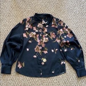 Ted baker flower blouse